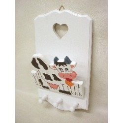 PERCHA TRIPLE MADERA...