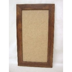 MOLDURA LISA DOBLE MARRON