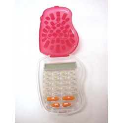 CALCULADORA ROJA TAPA SURTIDO