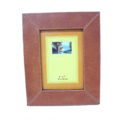 PORTAFOTOS POLIPIEL MARRON...