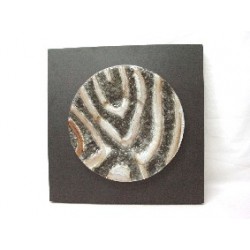 CUADRO MADERA CRISTAL PLATO...