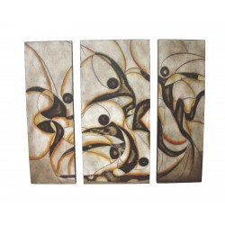 CUADRO TRIPTICO MADERA...