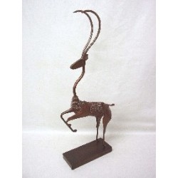 FIGURA FORJA ANTILOPE SALTANDO