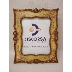 PORTAFOTOS RESINA ROSA...