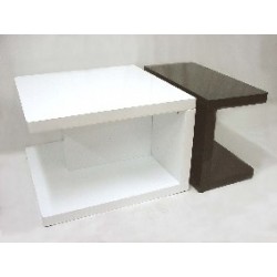 MESA DOBLE MADERA LACADA...