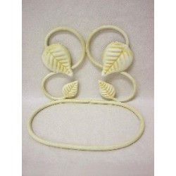 TOALLERO FORJA PARED HOJAS...