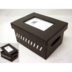 CAJA PORTAFOTOS POLIPIEL...