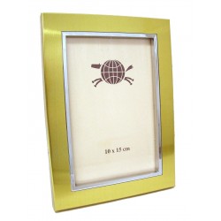 PORTAFOTOS METAL DORADO...