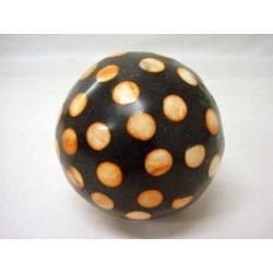 BOLA HUESO NEGRA CIRCULOS...
