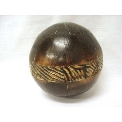 BOLA MADERA REDONDA RELIEVE...