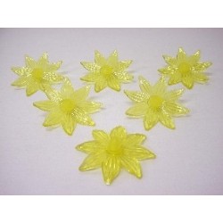ADORNO PLASTICO FLOR AMARILLO