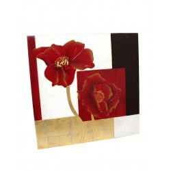 CUADRO MADERA GRUESO FLOR...