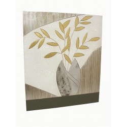 CUADRO MADERA GRUESO JARRON...