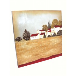 CUADRO MADERA GRUESO CASAS...