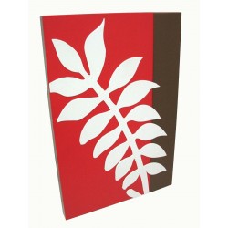 CUADRO PIEL GRUESO HOJA...