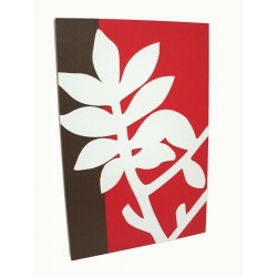 CUADRO PIEL GRUESO HOJA...