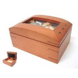 CAJA PORTAFOTOS MADERA TAPA...