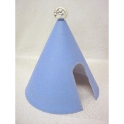 TAPA PLASTICO TERMO CONO AZUL