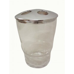 VASO BAÑO CEPILLOS CRISTAL...