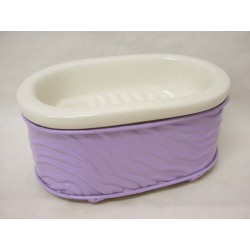 JABONERA CERAMICA FORJA LILA