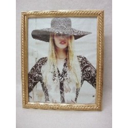 PORTAFOTOS MADERA ORO PARA...