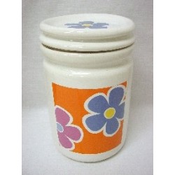 BOTE CERAMICA TAPA NARANJA...