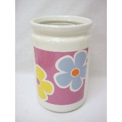 FLORERO CERAMICA VIOLETA...