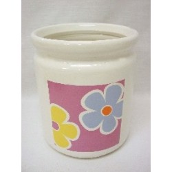 FLORERO CERAMICA VIOLETA...