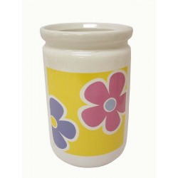 FLORERO CERAMICA AMARILLO...