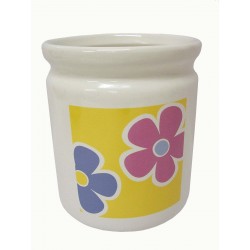 FLORERO CERAMICA AMARILLO...