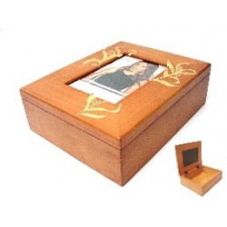 CAJA PORTAFOTOS MADERA...