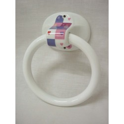 TOALLERO ARO PEQUEÑO BLANCO...