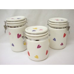 JUEGO 3 BOTES HERMETICOS...