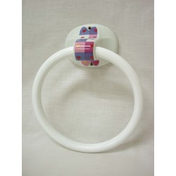 TOALLERO ARO GRANDE BLANCO...