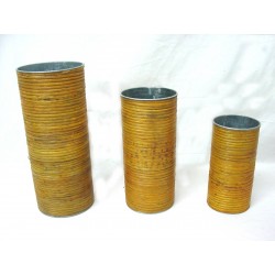 JUEGO 3 FLOREROS REDONDOS...