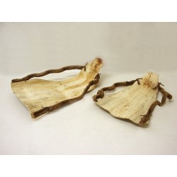 JUEGO 2 CENTROS HOJA COCO...