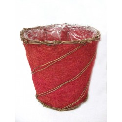 MACETERO REDONDO RATTAN...