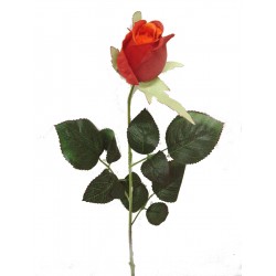 FLOR INDIVIDUAL HOJAS ROSA...