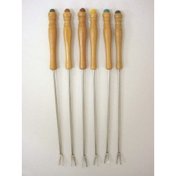 JUEGO 6 PINCHOS FONDUE...