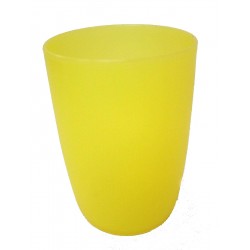 VASO BAÑO PLASTICO AMARILLO