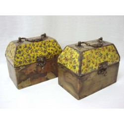 CAJA PIRAMIDE MEDIANA RAMAS...