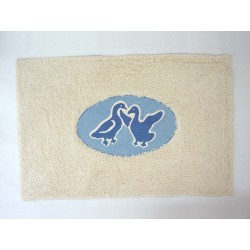 ALFOMBRA BAÑO ALGODON PATOS...