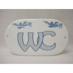 PLACA OVALADA BAÑO CLASICO...