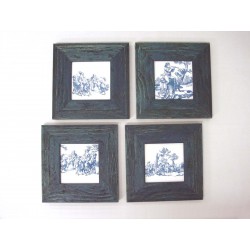 CUADRO PEQUEÑO AZUL CLASICO...