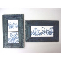 CUADRO PEQUEÑO DOBLE AZUL...