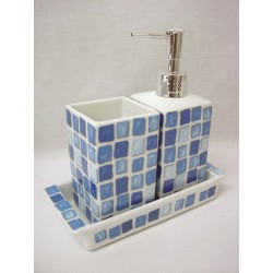 JUEGO BAÑO 3 VASO ALAS...