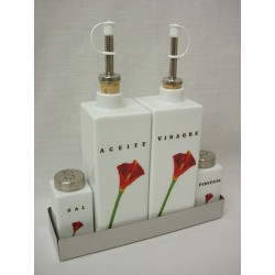 JUEGO VINAGRERAS SOPORTE...