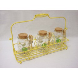 SOPORTE AMARILLO 3 BOTES...