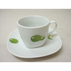 TAZA Y PLATO CAFE 100ML...
