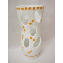 FLORERO REDONDO ANCHO TOPOS...